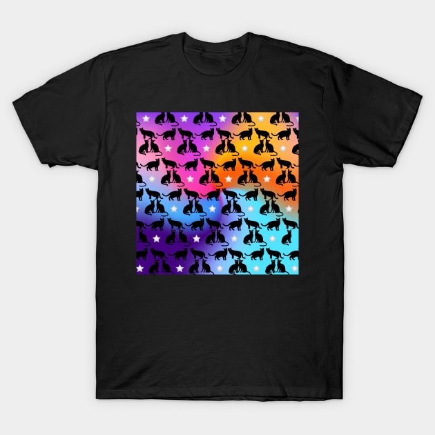 seamless cat pattern T-Shirt by Eric Okore